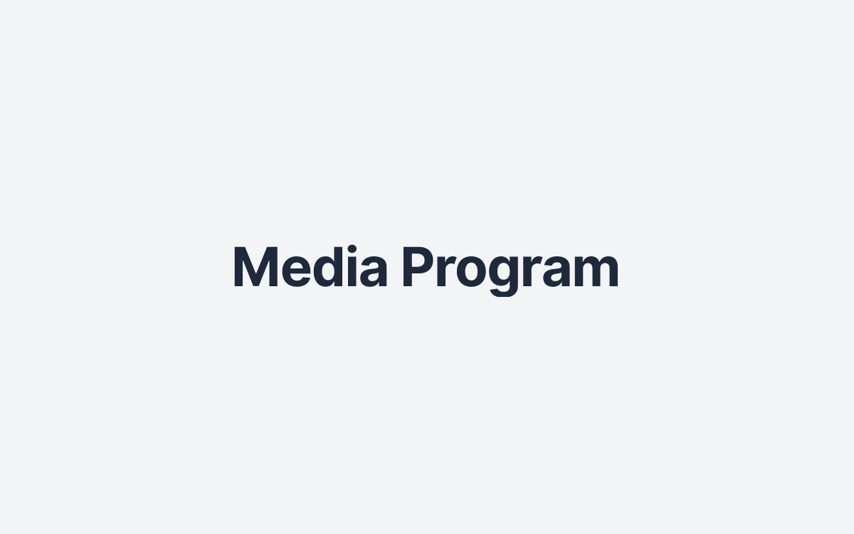 Media Program